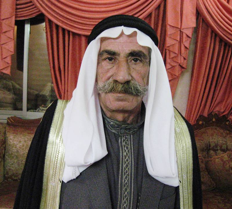 Schejk Abu Khader Jabari, palestinsk ledare.