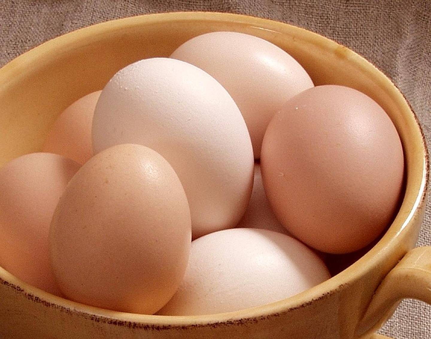 Ägg är vanlig mat under påsk.