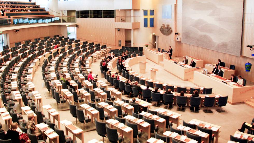 Sveriges Riksdag, inuti