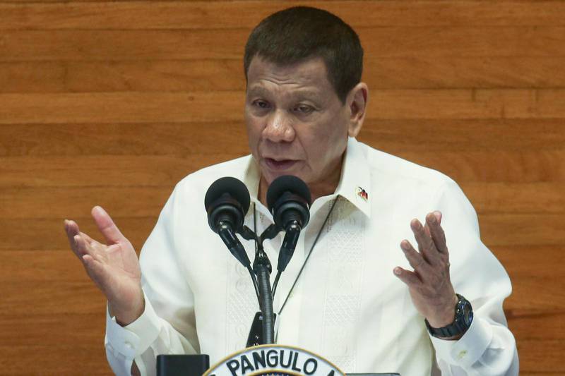 Det var under sitt tal till nationen i juli (bilden) som president Duterte återigen förde fram tankarna på att dödsstraff bör återinföras i Filippinerna.