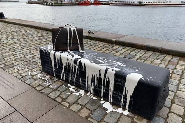 Förintelseminne vandaliserat i Helsingborg