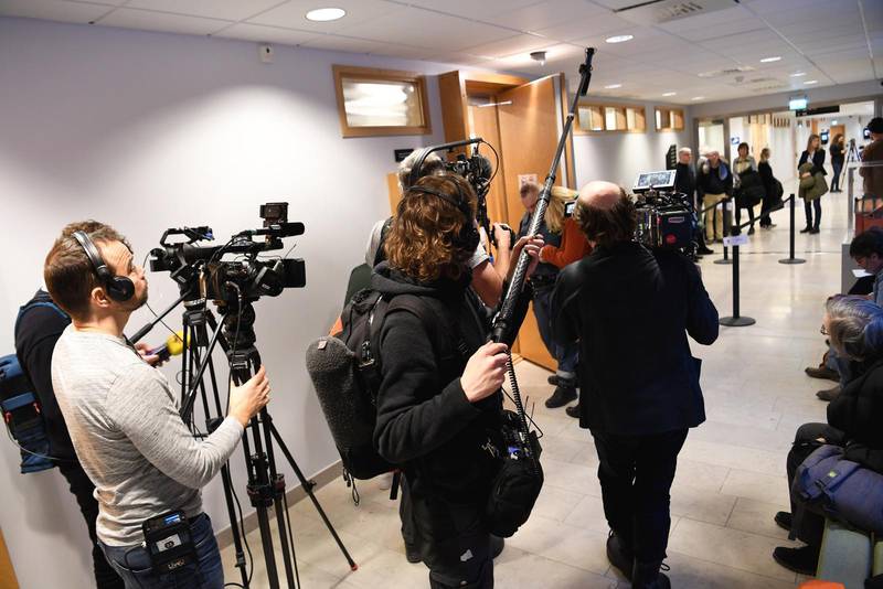 Det var ett stort mediauppbåd när Knutbyrättegången inleddes 14 januari tidigare i år.