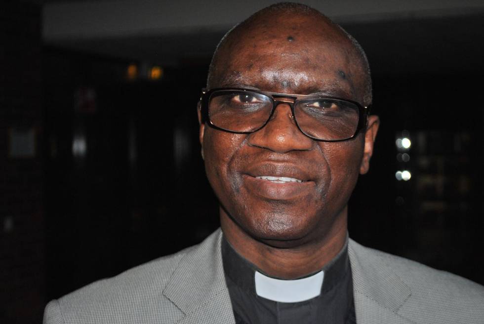 Josef Nsumbu, pastor i Missionskyrkan i Borås. Kommer från Kongo.