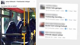 Rasister i hatstorm mot tom buss – såg kvinnor i burka