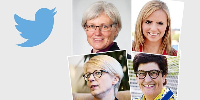 Antje Jackelén, Sara Skyttedal, Elisabeth Svantesson och Helle Klein är några av de makthavare som listas som twittertips inför Almedalsveckan.