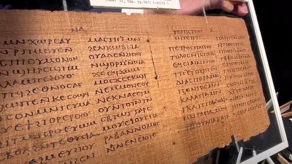 Unik kristen papyrusskrift från 300-talet auktioneras ut