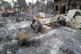 Militärjunta brände ner kristna byar