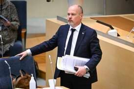 Morgan Johansson får erinran för svordom i riksdagen