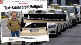 Tysk taxichaufför dömd att böta för Jesusdekal på bilen