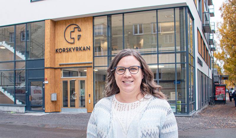 Sara Tjernström, pastor i Korskyrkan i Umeå.