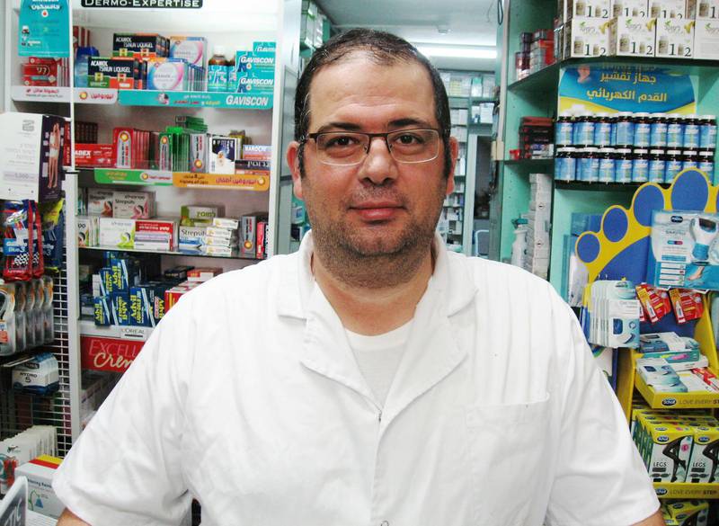 Sajed Salaymeh, 38, apotekare.