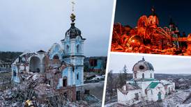 Fem hundra kyrkor och religiösa byggnader har bombats i Ukraina 