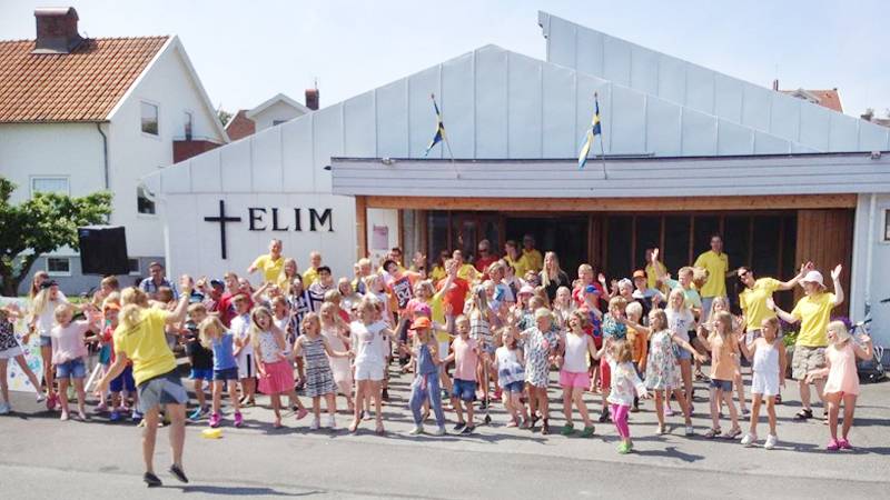 Lägereko i Elimkyrkan på Styrsö efter sommarlovet.