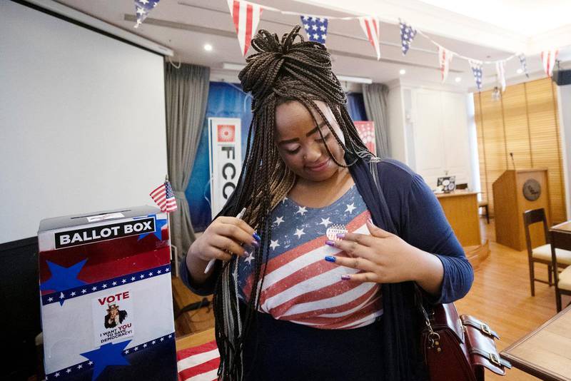 Le'' Ana Freeman från Washington är en av de afroamerikaner som röstar på Demokraterna. Det finns totalt 37 miljoner afroamerikaner i USA, vilket motsvara 12 procent av landets befolkning.