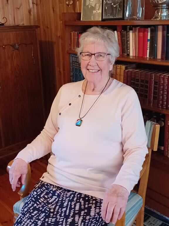 Marianne Boo, 85 år, jubilar