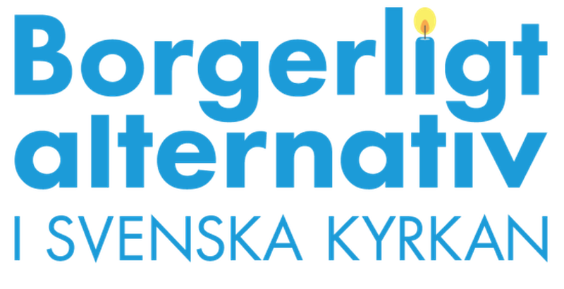 Logga för Borgerligt alternativ i Svenska kyrkan, en nomineringsgrupp i kyrkomötet.