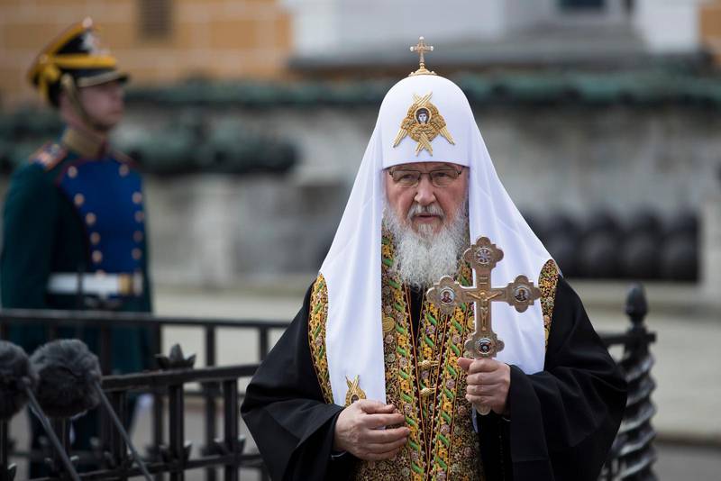 Rysk-ortodoxe patriarken Kirill.