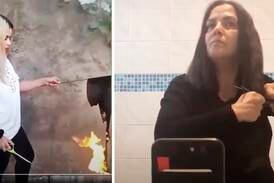 Kvinnor bränner sina slöjor efter 22-årig kvinnas död