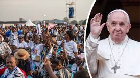 En miljon firade mässa med påven
