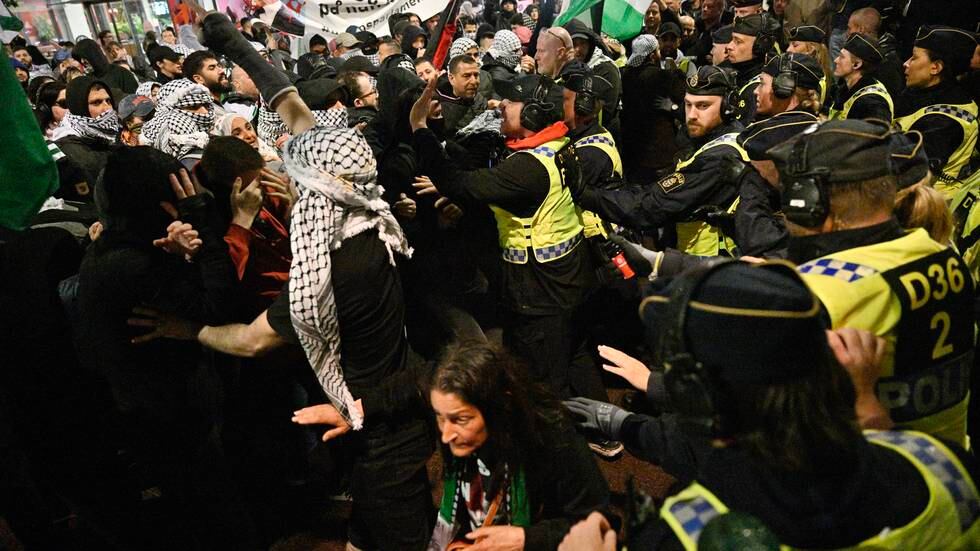 Tusentals demonstrerade mot Israel – ”hetare känslor” på kvällen