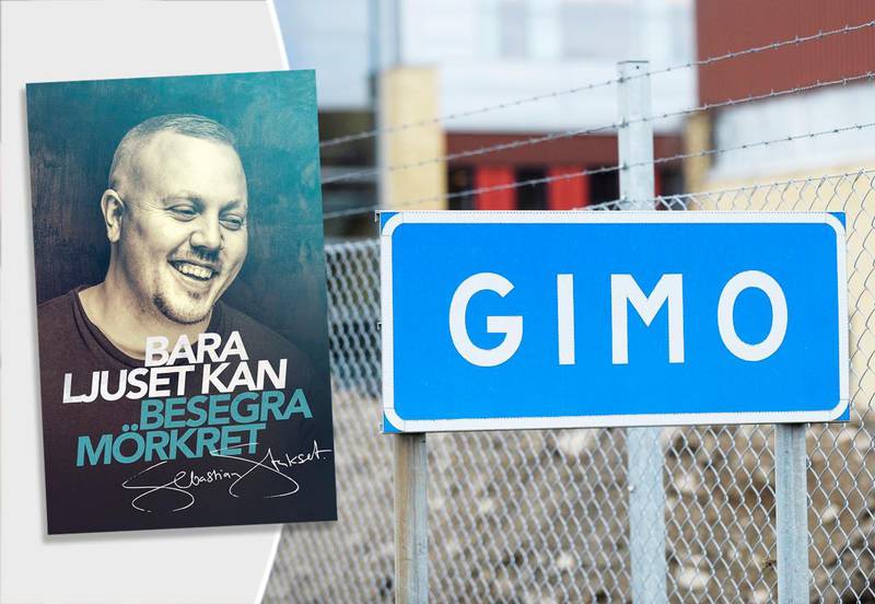 Alla invånare i uppländska Gimo kommer att få Sebastian Staksets självbiografiska bok "Bara ljuset kan besegra mörkret" i sina brevlådor.