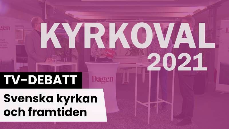 Kyrkovalet 2021. Debatt om Svenska kyrkan och framtiden.
