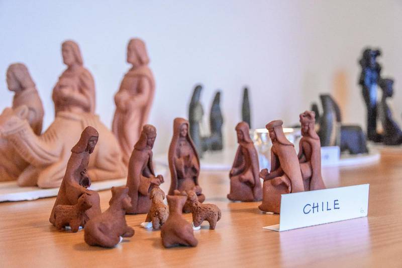 Chile. Ett helt set figuriner.