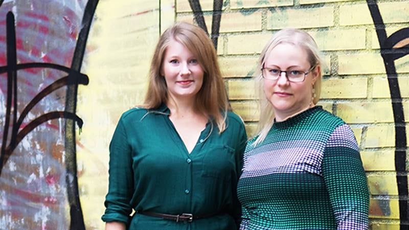 Anna Bergkvist och Josefine Qvarfordt, föreningen Styrelsepost.