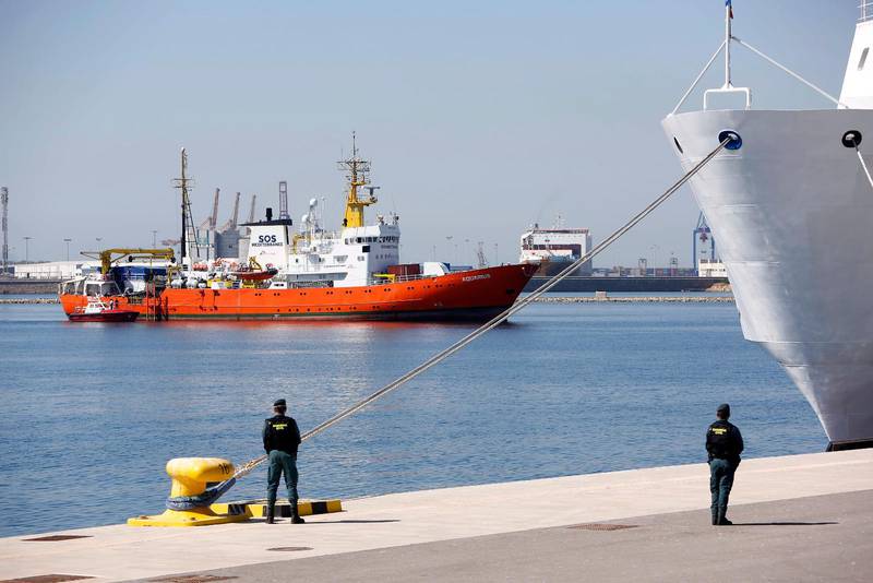 Aquarius, ett räddningsfartyg som tillhör "SOS Mediterrannée" (en fransk hjälporganisation) anlände till hamnen i Valencia i Spanien i söndags.