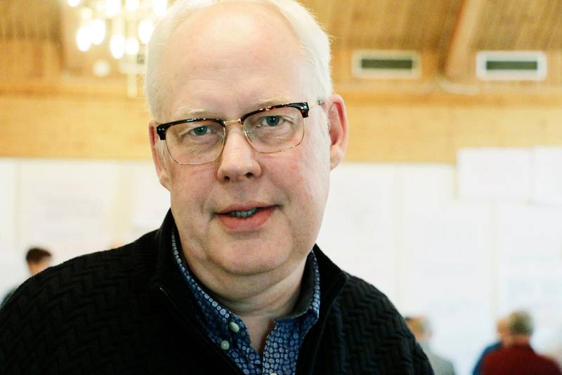 Kjell Larsson, missionsföreståndare i Svenska Alliansmissionen. Bild från Alliansmissionens vintermöte 2018.
