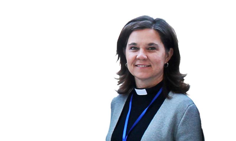 Kristin Molander, ny kyrkoherde i Danderyds församling från 1 oktober.