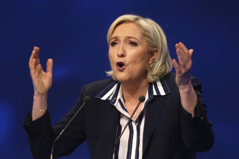 Marine Le Pen, Frankrike.