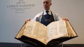 Tusen år gammal hebreisk bibel kan bli rekorddyr