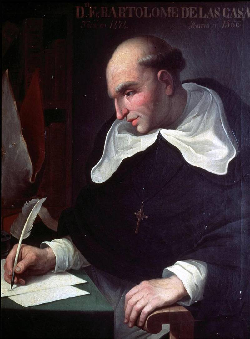 Dominikanermunken Bartolomé de las Casas (1484–1566) och förändrade den kristna identitetspolitiska debatten för alltid.