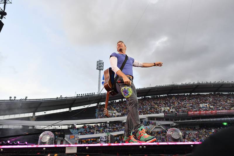 Chris Martin från Coldplay gjorde två konserter på Ullevi i Göteborg.