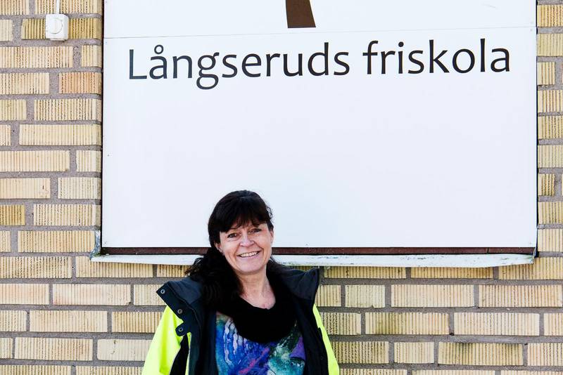 Susanne Wall är rektor för Långseruds friskola – en skola som numera drivs av byborna själva.