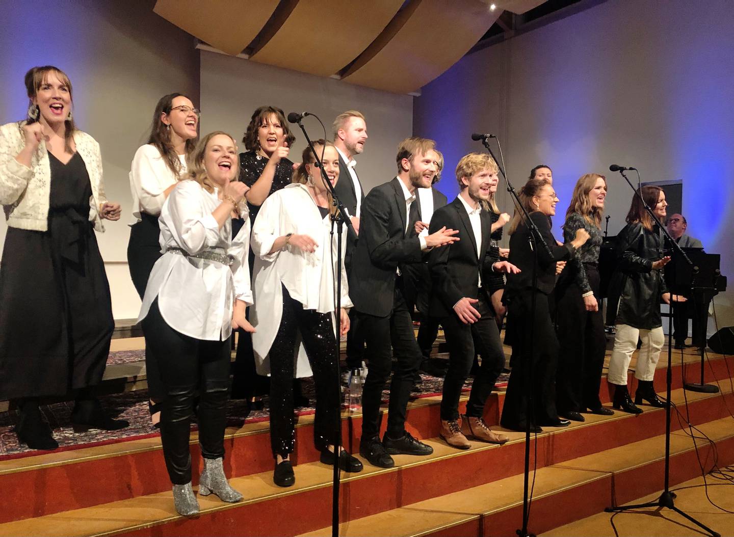 Gospelgruppen By Grace besökte Mälarökyrkan söndagen 17 oktober 2021.