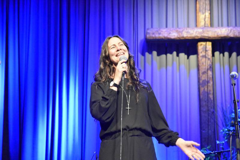 Tidigare stipendiaten Maria Gustin Bergström (2008) sjöng under 2017 års prisutdelning.