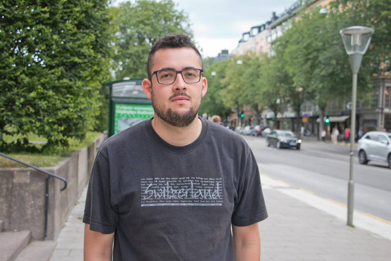Joaquin Alcocer, 23, Bolivia, studerar i Stockholm
