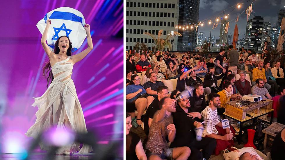 Israel fick 12 poäng av svenska folket - jubel i Tel Aviv