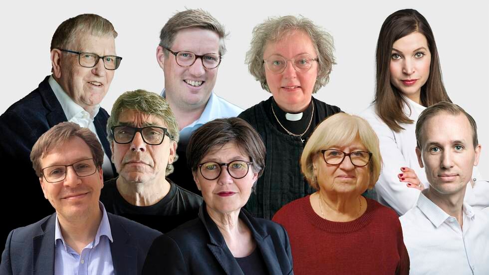 Olof Djurfeldt, Douglas Brommesson, Erika Cyrrillus, Ella Bohlin, Martin Tunström, Anders Sjöberg, Berit Aalborg, Kerstin Klason och Jacob Rudenstrand