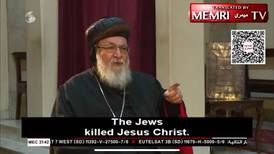 Ärkebiskop: ”Judarna dödade Jesus”