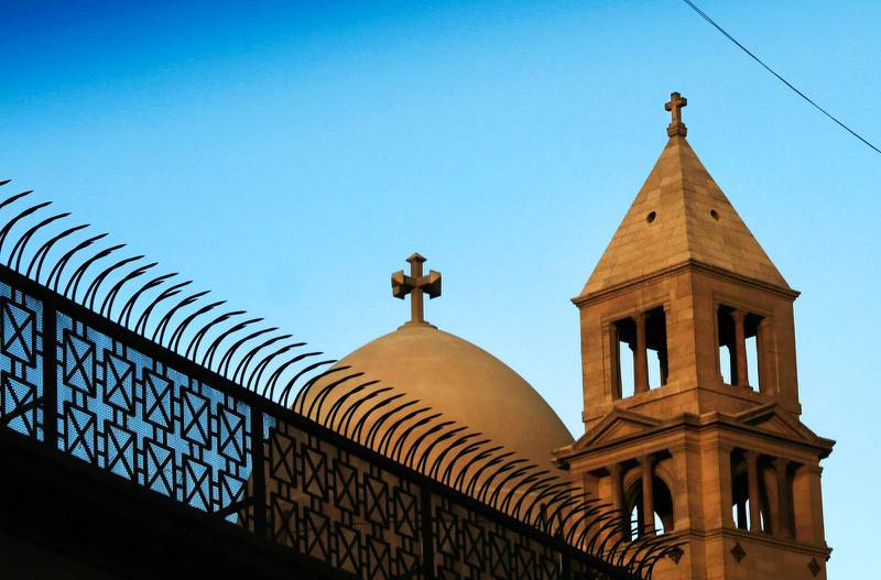 St Markuskatedralen i Kairo, som i december utsattes för ett terrorattentat med många döda. Nu är det på Sinaihalvön kristna attackeras. 