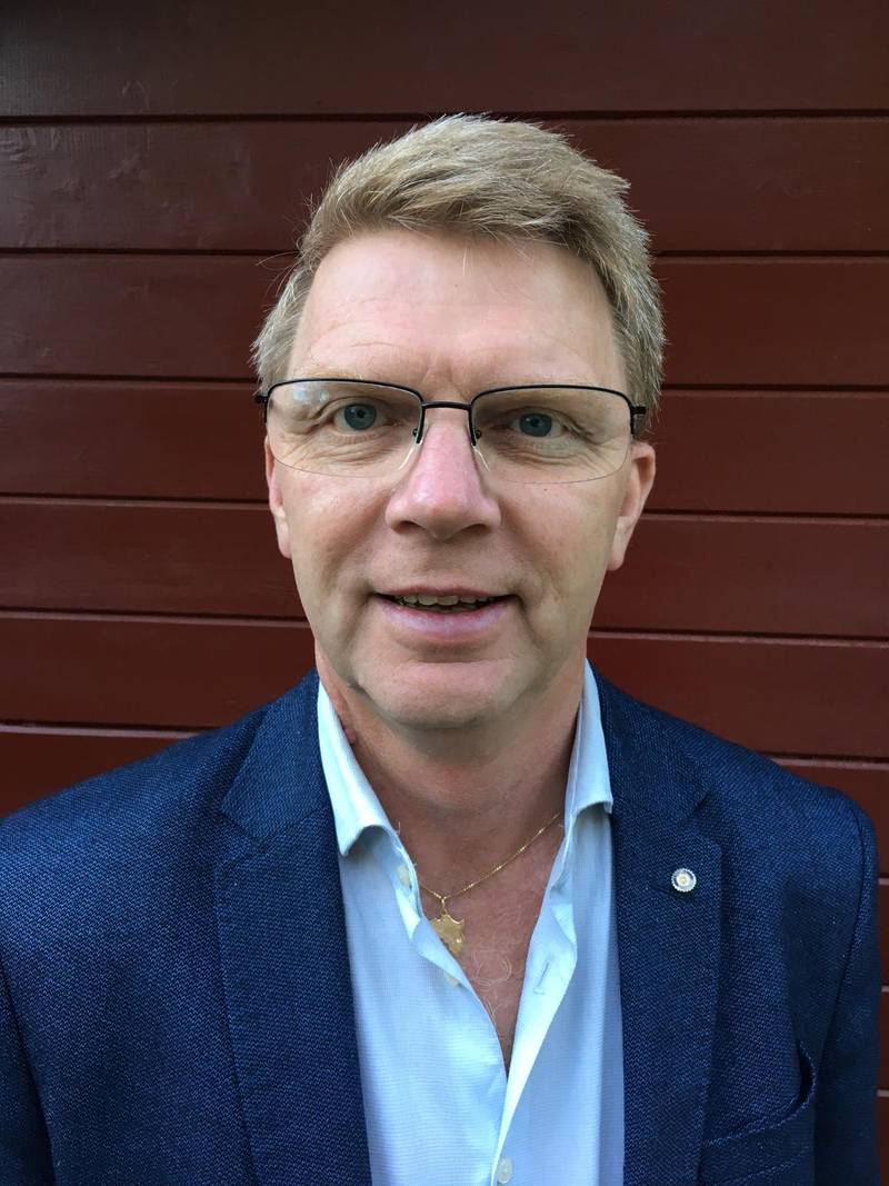 Karl-Erik Hagström, vice ordförande i Filadelfiaförsamlingen i Österbymo och projektledare för den nya kyrkan. 