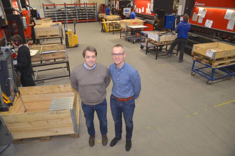 Pierre Bengtsson och Daniel Petersson på Gårö Plåtprodukter vill skapa ett företag som kan vara ett föredöme för andra.