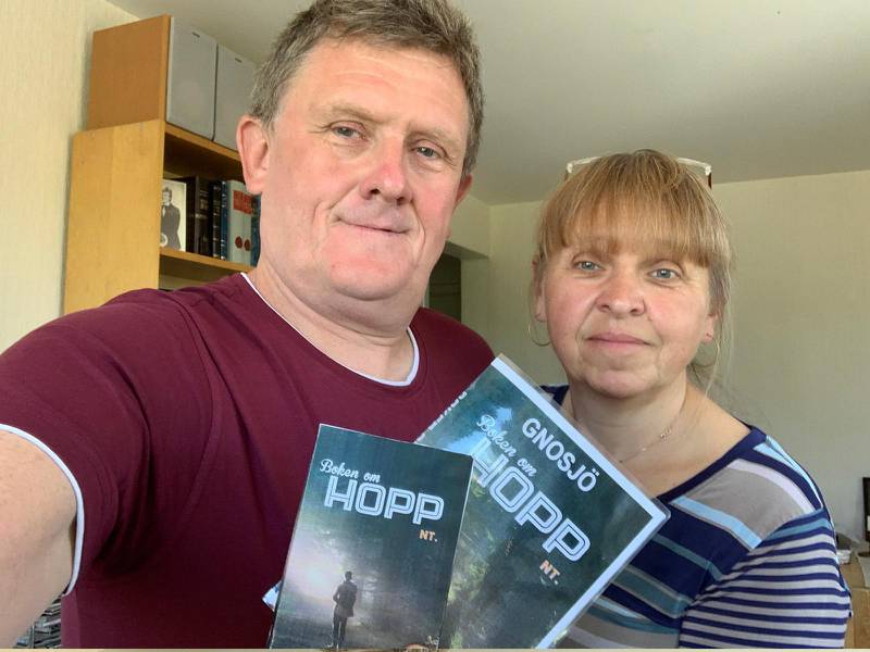 Roul och Birgit Åkessons nya bibelprojekt Boken om hopp som de förbereder just nu och som ska lanseras i höst.