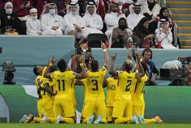 Spelarna tackade Jesus efter mål mot Qatar