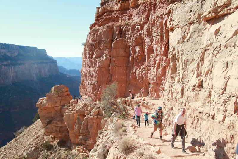 South Kaibab Trail är en perfekt dagsvandring för den som vill utforska Grand Canyon närmare.