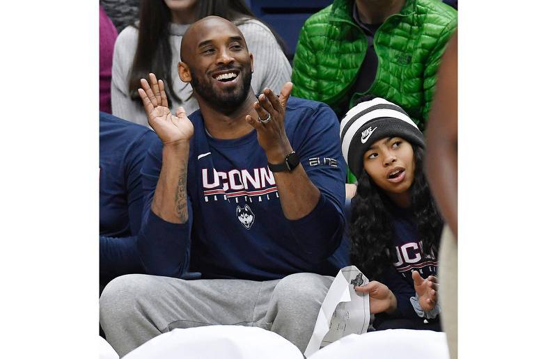 Kobe Bryant och dottern Gianna.