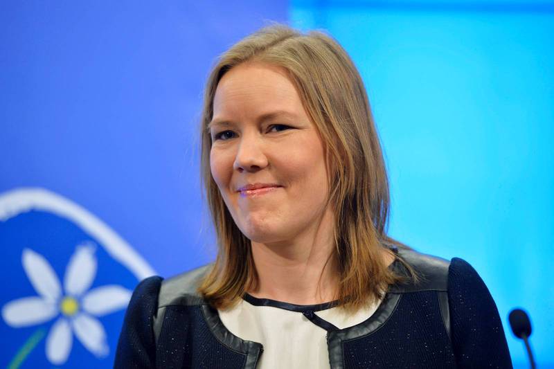 Emma Henriksson, gruppledare för Kristdemokraterna i riksdagen.